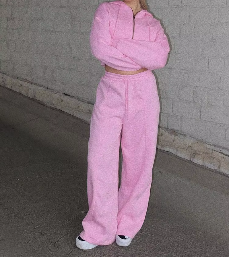 Perfect Pink Women's Track Suit Set!